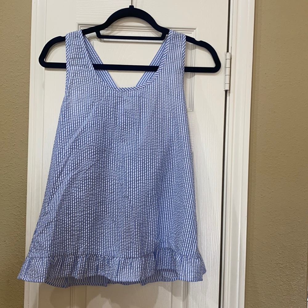 Seer sucker tank top